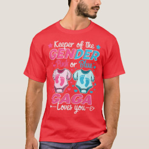 Lieben von Rosa oder Blauem Gaga bei Geschlecht T-Shirt