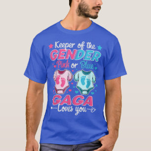 Lieben von Rosa oder Blauem Gaga bei Geschlecht T-Shirt