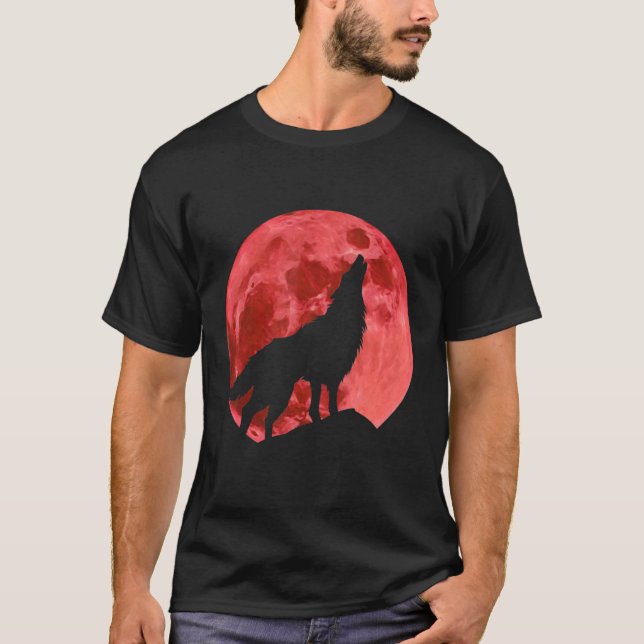 Lieben Wolfen Wolfsmond 2 T-Shirt (Vorderseite)