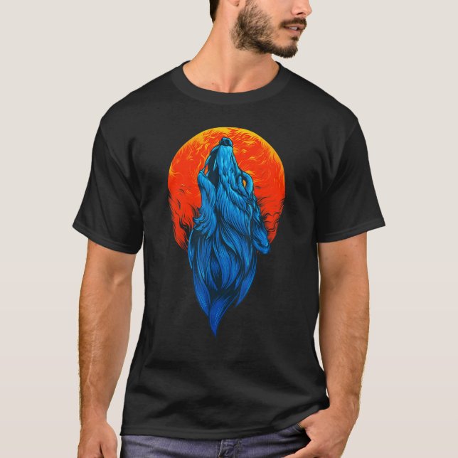 Lieben Wolfen Wolfsmond 6 T-Shirt (Vorderseite)