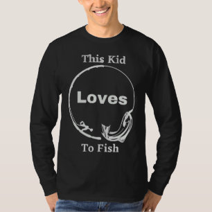 Lieben zum Fischen von Kinderbecken T-Shirt
