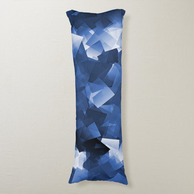 Liebend blau...... seitenschläferkissen (Vorderseite Vertikal)