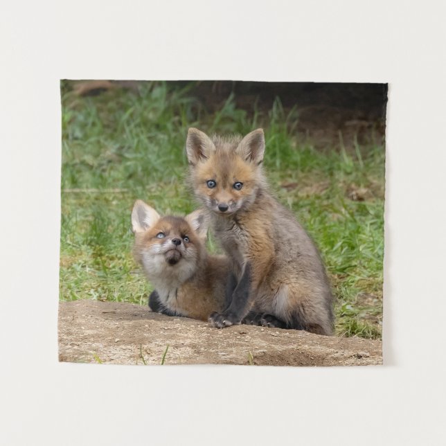 Liebende Augen Wandteppich (Vorderseite (Horizontal))