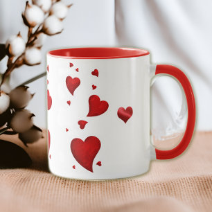 Liebende Herzen 2 Tasse
