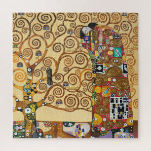 Liebende im Lebensbaum Gustav Klimt Puzzle