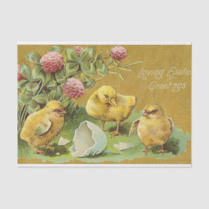 Liebende Ostern-Grüße Seidenpapier