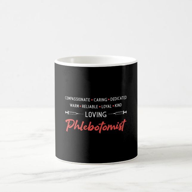 Liebende Phlebotomist Phlebotomie Doktor Nurse Ges Kaffeetasse (Mittel)