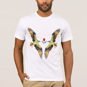Liebende Vögel. Ospreys T-Shirt