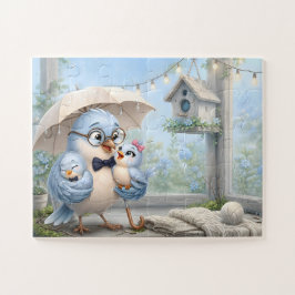 Liebender Vogelvater Puzzle