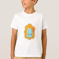 Liebenswerte blaue Lutscher-Illustration