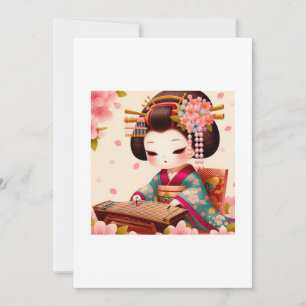 liebenswerte Geisha Einladung
