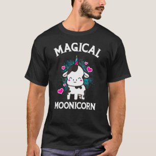 Liebenswerte Kuh Einhorn Horn Eiscreme-Kegel Magis T-Shirt