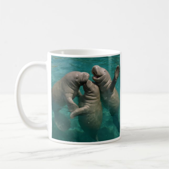 Liebenswerte Manatis Kaffeetasse (Links)