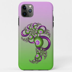 Liebenswerte Pinke Grüne Herzen Moderne Abstrakte Case-Mate iPhone Hülle