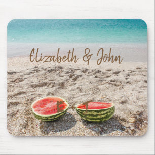 Liebenswerte Strand,Wasser,Wassermelone -Personali Mousepad