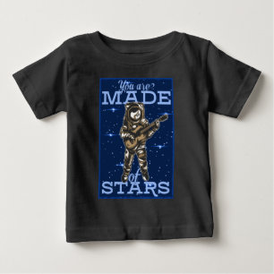 Liebenswerte Weltraum Du Bist Aus Sternen Gemacht Baby T-shirt