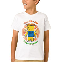 Liebenswerter Pizza-Slice-Hut - Kinder und Gamer