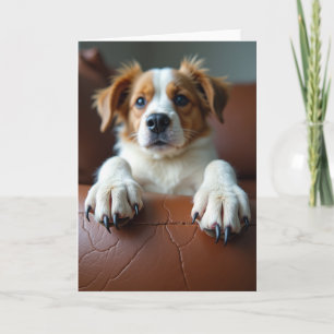 Liebenswerter Vatertag-Hundekarte Karte