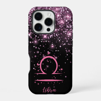 Liebenswerter Waage Glitter-Druck-Handyhülle iPhone 16 Pro Hülle