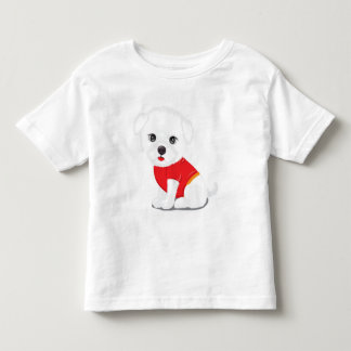 liebenswertes Hündchen, purp Kleinkind T-shirt
