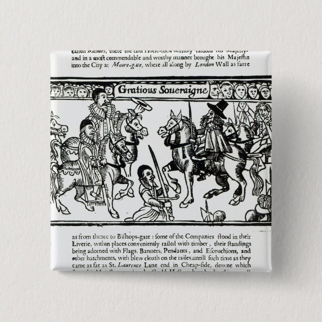 Liebenswürdiger Sovereign, c.1631 Button (Vorderseite)