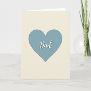Liebenswürdiges Herz Dad Grußkarte Karte