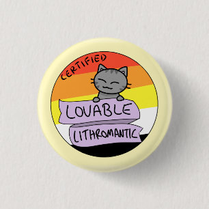 Liebenswürdiges Lithromantic Button