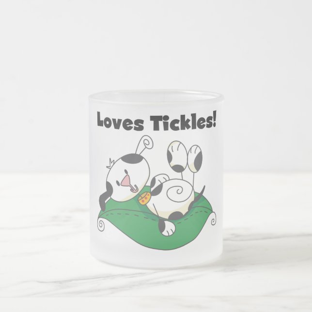 Liebentickles-T - Shirts und Geschenke Mattglastasse (Mittel)