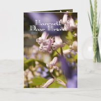 Lieber Abschiedsfreund, Beileidskarte