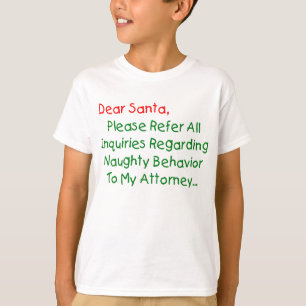 Lieber Anwalt des Weihnachtsmanns - Lustiger Weihn T-Shirt