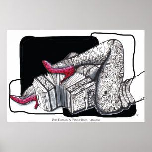 Lieber Bandoneon Tango Poster