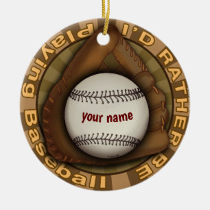 Lieber Baseball spielen Keramik Ornament