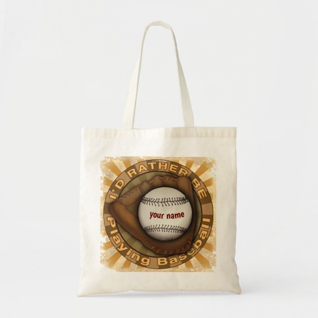 Lieber Baseball spielen  Tragetasche (Vorne)