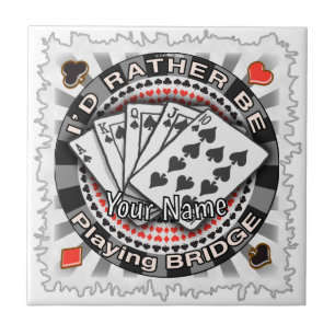 Lieber Bridge spielen Fliese