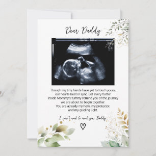 Lieber Daddy, eine Botschaft von Kleiner Feiertagskarte