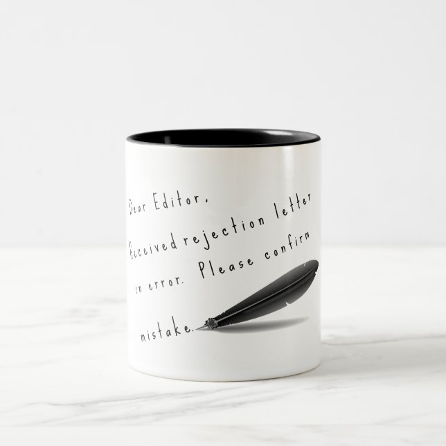 Lieber Editor Zweifarbige Tasse (Mittel)