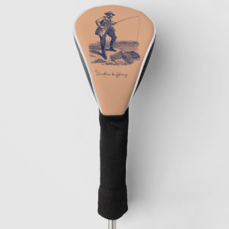Lieber Fischen Khaki Driver Golfschlägerabdeckung Golf Headcover