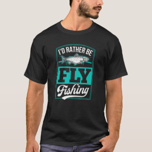 Lieber Fliegenfischen Vater Forelle Lachs Fisch T-Shirt