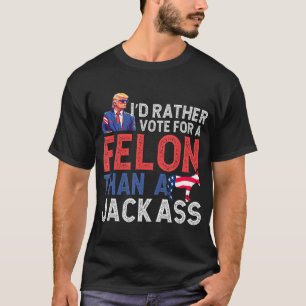Lieber für einen Verbrecher stimmen als für einen T-Shirt