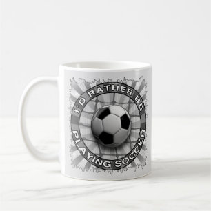 Lieber Fußball spielen  Kaffeetasse
