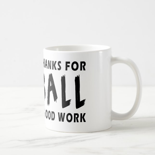 Lieber Gott-Dank für Netball Tasse (Rechts)