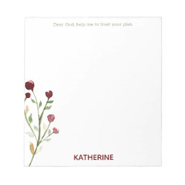 Lieber Gott, hilf mir, es zu wissen Notizblock