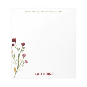 Lieber Gott, hilf mir, es zu wissen Notizblock