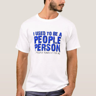 Lieber keine Leute-Menschen Lustiges T-Shirt