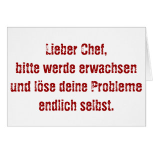 "Lieber Koch, bitte."