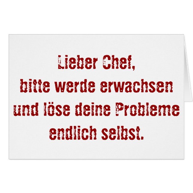 "Lieber Koch, bitte." (Vorderseite (Horizontal))