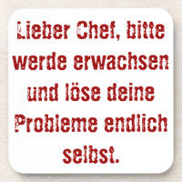 "Lieber Koch, bitte."