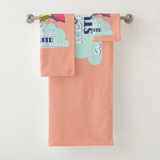 Lieber meinen Dumbrella, ist es Hübsch dumm Badhandtuch Set (Insitu)