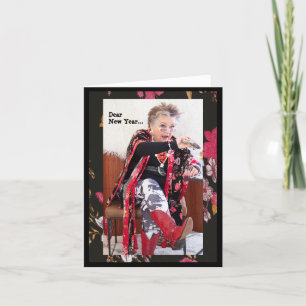 Lieber Neujahr, ich flehe dich an Grußkarte Karte