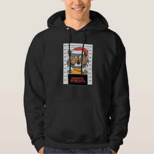 Lieber Santa I kann Raccoon-Kriminelle Christma er Hoodie